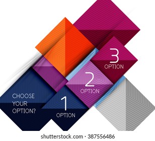 Vector square abstract background