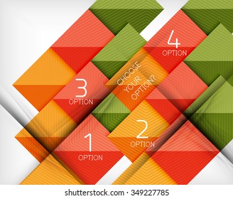 Vector square abstract background. Infographic design concept