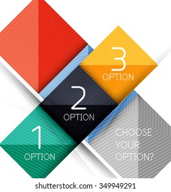 Vector square abstract background. Infographic design concept