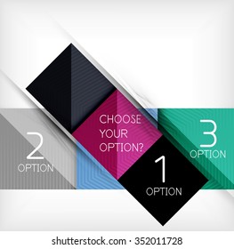 Vector square abstract background. Infographic design concept