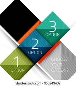 Vector square abstract background. Infographic design concept