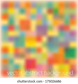 vector square abstract blurry background