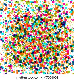 Vector square abstract halftone colour background.