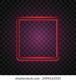 Vector of square banner. Simple banner. Futuristic banner. Square banner.