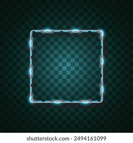 Vector of square banner. Simple banner. Futuristic banner. Square banner.