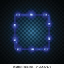 Vector of square banner. Simple banner. Futuristic banner. Square banner.