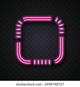 Vector of square banner. Simple banner. Futuristic banner.