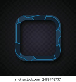 Vector of square banner. Simple banner. Futuristic banner.