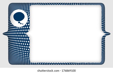 vector square brackets for any text and speech bubble