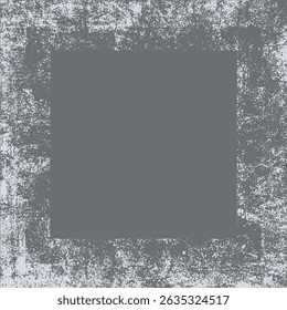 Vector Square Frame In Grunge Style