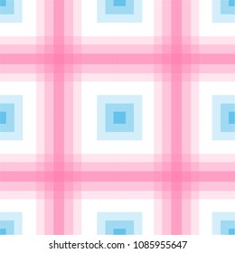 vector square grid seamless pattern