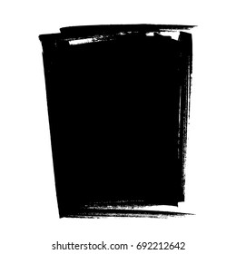 vector square grunge frame
