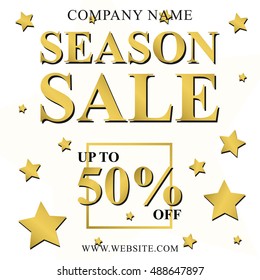Vector square instagram web banner. Creative template for advertising banner. Graphic design for social media. Sale layout for e-commerce and promotion. Square marketing template for shopping.
