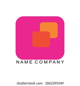 vector square logo, perfect for copy and paste marks.