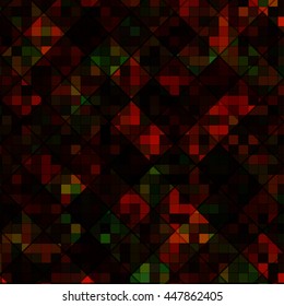 Vector square multicolor mosaic background.