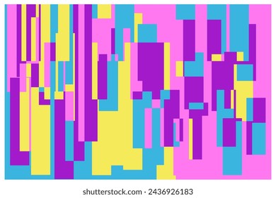 Vector Square Neon Colors Background Abstract for your Graphic Resource Design
