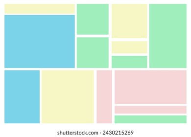 Vector Square Pastel Colors Background Abstract for your Graphic Resource Design