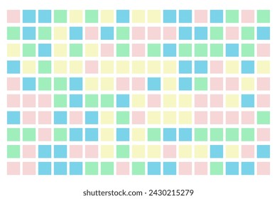Vector Square Pastel Colors Background Abstract for your Graphic Resource Design