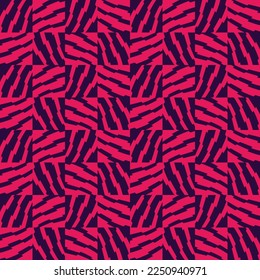 Vector cuadrado sin fisuras rosa y azul de la competencia de la liga de fútbol inglesa.