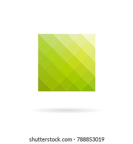 Vector Square sign. green, environment and ecology concept