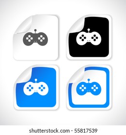 vector square stickers