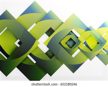 Vector square template background design