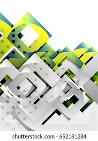 Vector square template background design