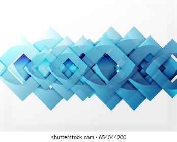 Vector square template background design