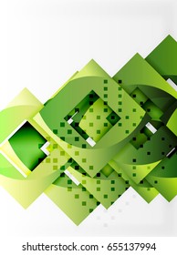 Vector square template background design