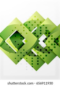 Vector square template background design