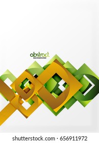 Vector square template background design