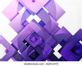 Vector square template background design