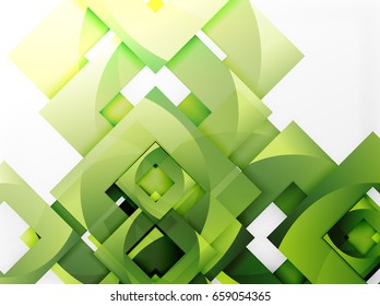 Vector square template background design