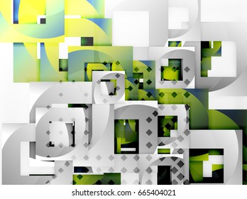 Vector square template background design