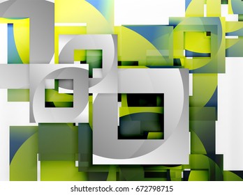 Vector square template background design