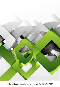 Vector square template background design