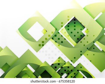 Vector square template background design
