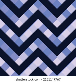 Vector square zigzag seamless pattern, gradient, very peri