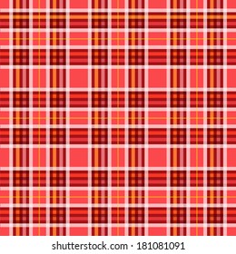 vector squared seamless red fabric