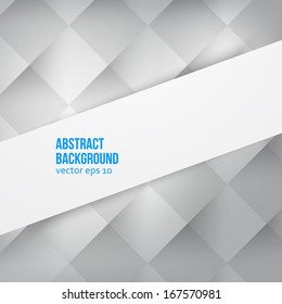 Vector squares. Abstract background line and shadow