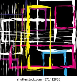 Vector squares Patterns .squares  Texture.abstract geometric pattern background, with strokes, splashes and squares