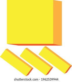 vector squares and rectangles with 3D view. Can be used for editing, wallpaper, sticker and other needs.