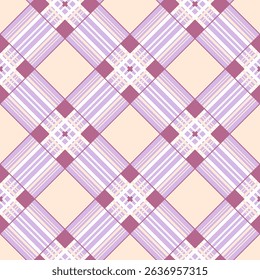 Vector - squares scottish style seamless pattern.