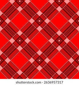 Vector - squares scottish style seamless pattern.