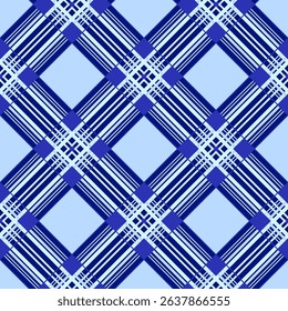 Vector - squares scottish style seamless pattern.