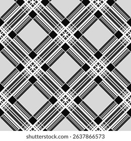 Vector - squares scottish style seamless pattern.