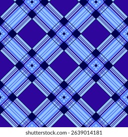 Vector - squares scottish style seamless pattern.
