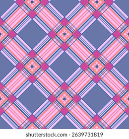 Vector - squares scottish style seamless pattern.