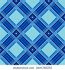 Vector - squares scottish style seamless pattern.