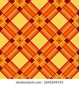 Vector - squares scottish style seamless pattern.